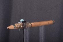 Buckeye Burl Native American Flute, Minor, Mid A-4, #U4C (1)